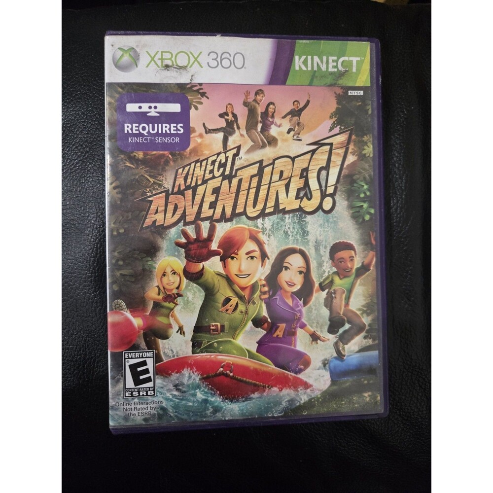 Kinect Adventures Xbox 360 Video Game Family Fun outdoor sports Complete CIB